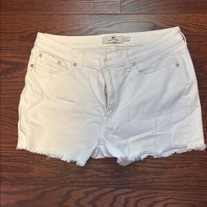 Women's White Denim Shorts